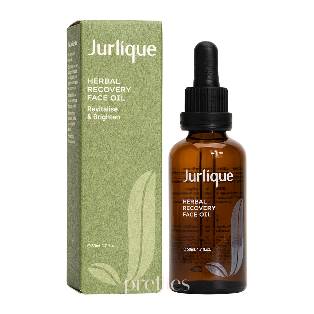 Jurlique Herbal Recovery Face Oil 50ml - Organic Anti-Aging Facial Oil for Dry Skin - Perfect for Nighttime Skincare Routine & Daily Hydration