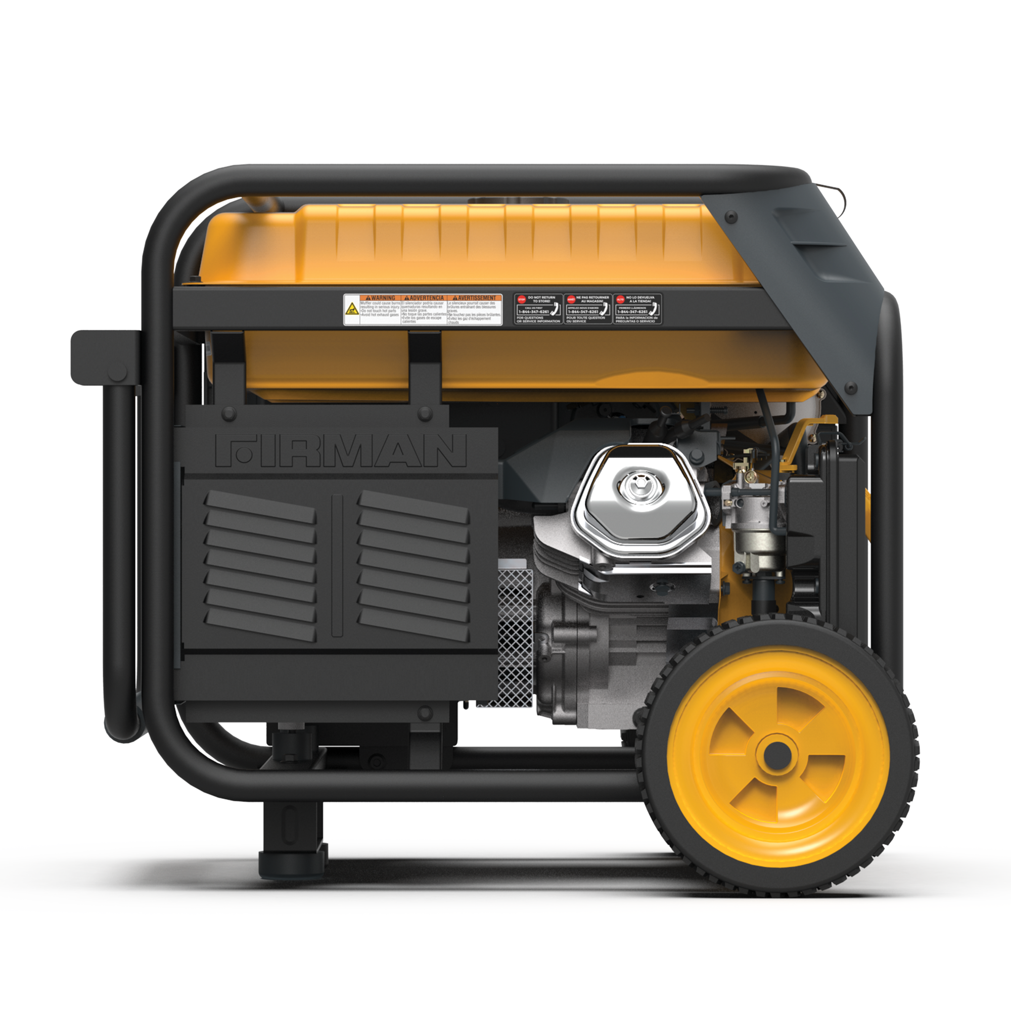 Dual Fuel Portable Generator 5700W with Electric Start - 120V/240V Output for Camping, Home Backup & Outdoor Power Needs