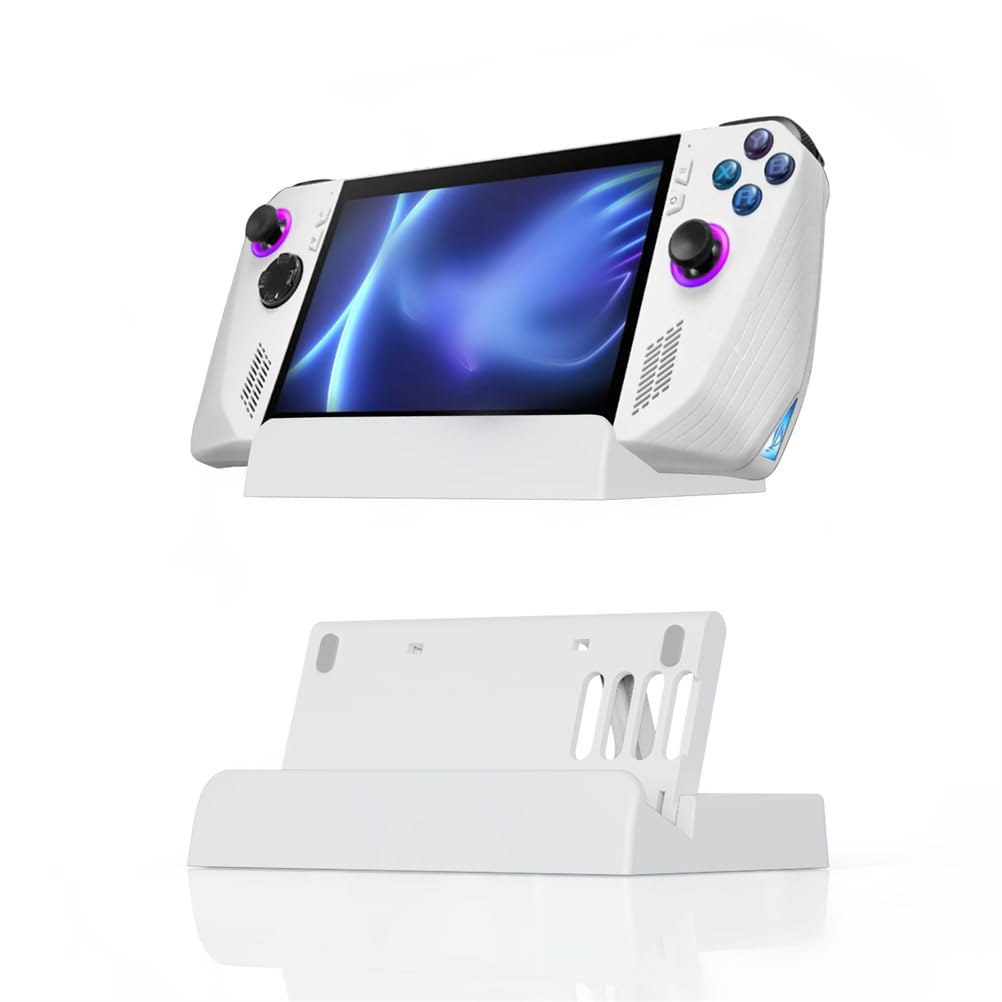 ROG Ally X Gaming Console Stand - Adjustable Desktop Holder for Steam Deck, Nintendo Switch & Switch OLED - Perfect for Gaming Setup & Desk Organization