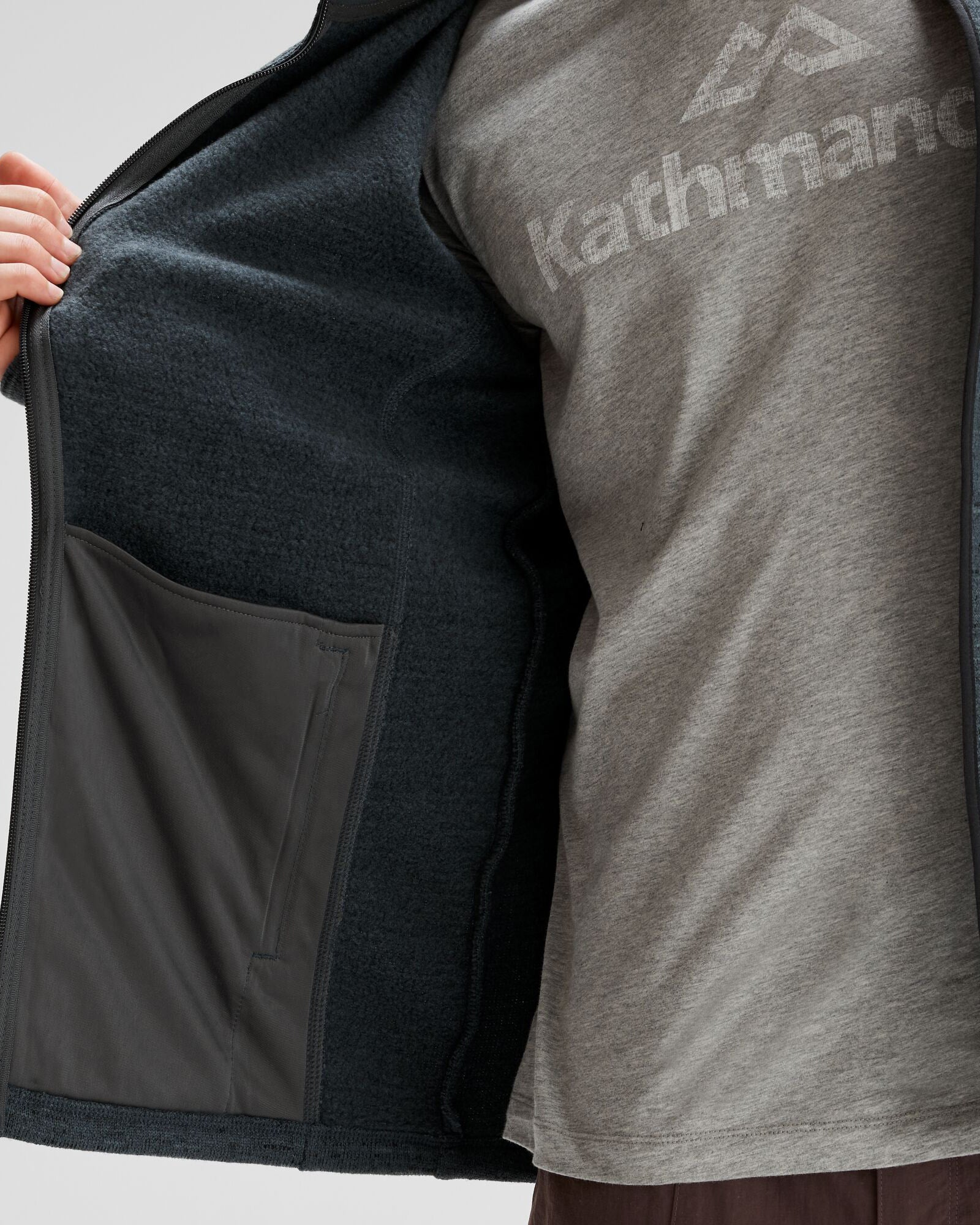 Men's Aikman Fleece Jacket - Soft & Warm Winter Outerwear for Casual Wear & Outdoor Activities | Night Marle Color