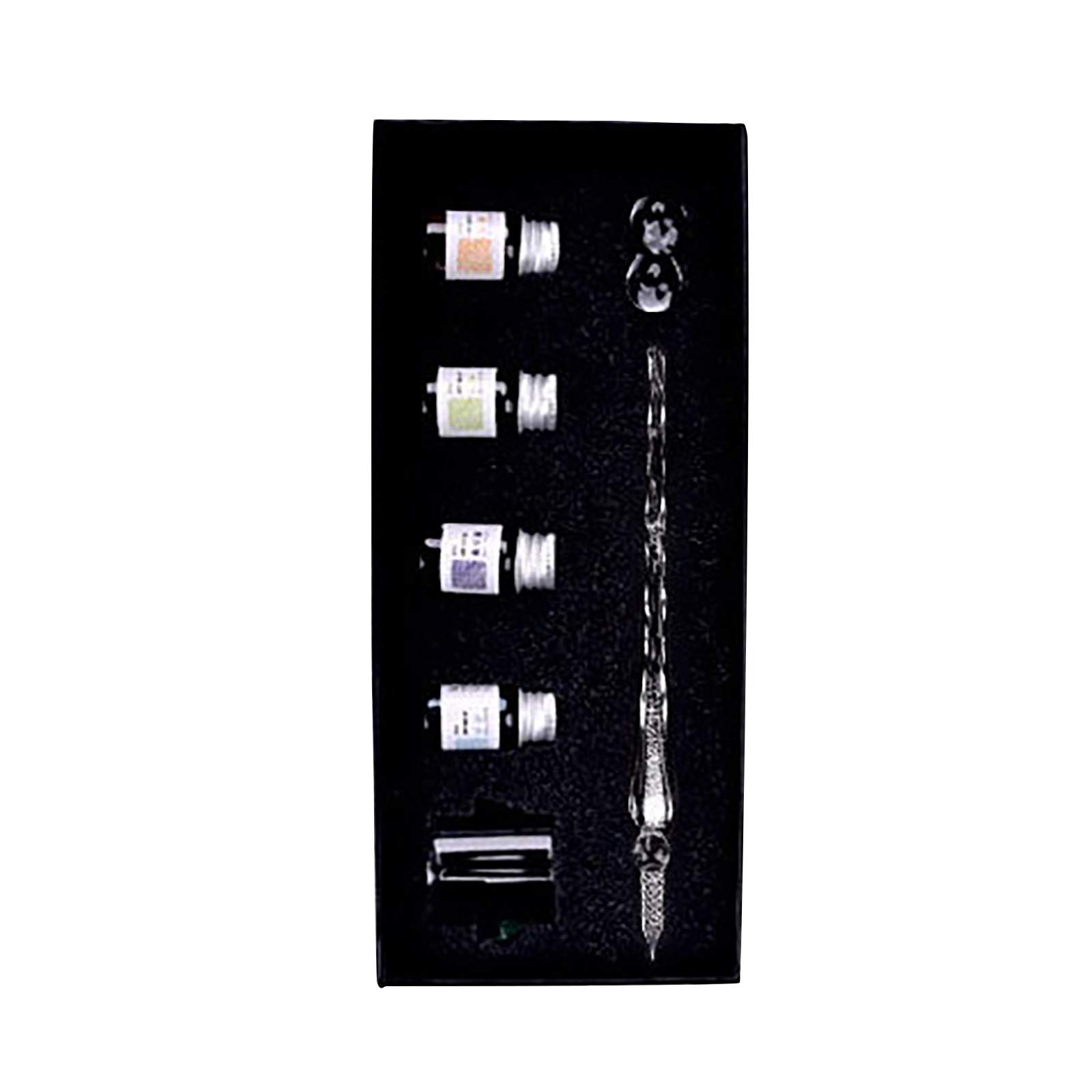 Elegant Crystal Glass Dip Pen Set - 20ml Ink, Star Gift for Writers & Artists