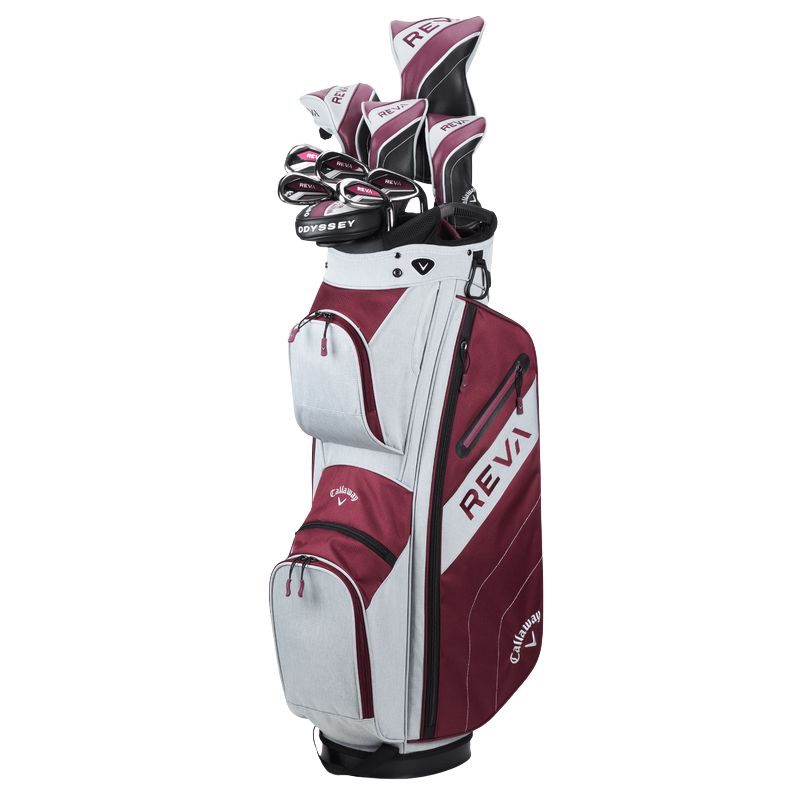 Callaway Reva 24 Eggplant 11-Piece Complete Golf Set with Cart Bag for Women (Right Hand) - Perfect for Weekend Golfers & Club Tournaments