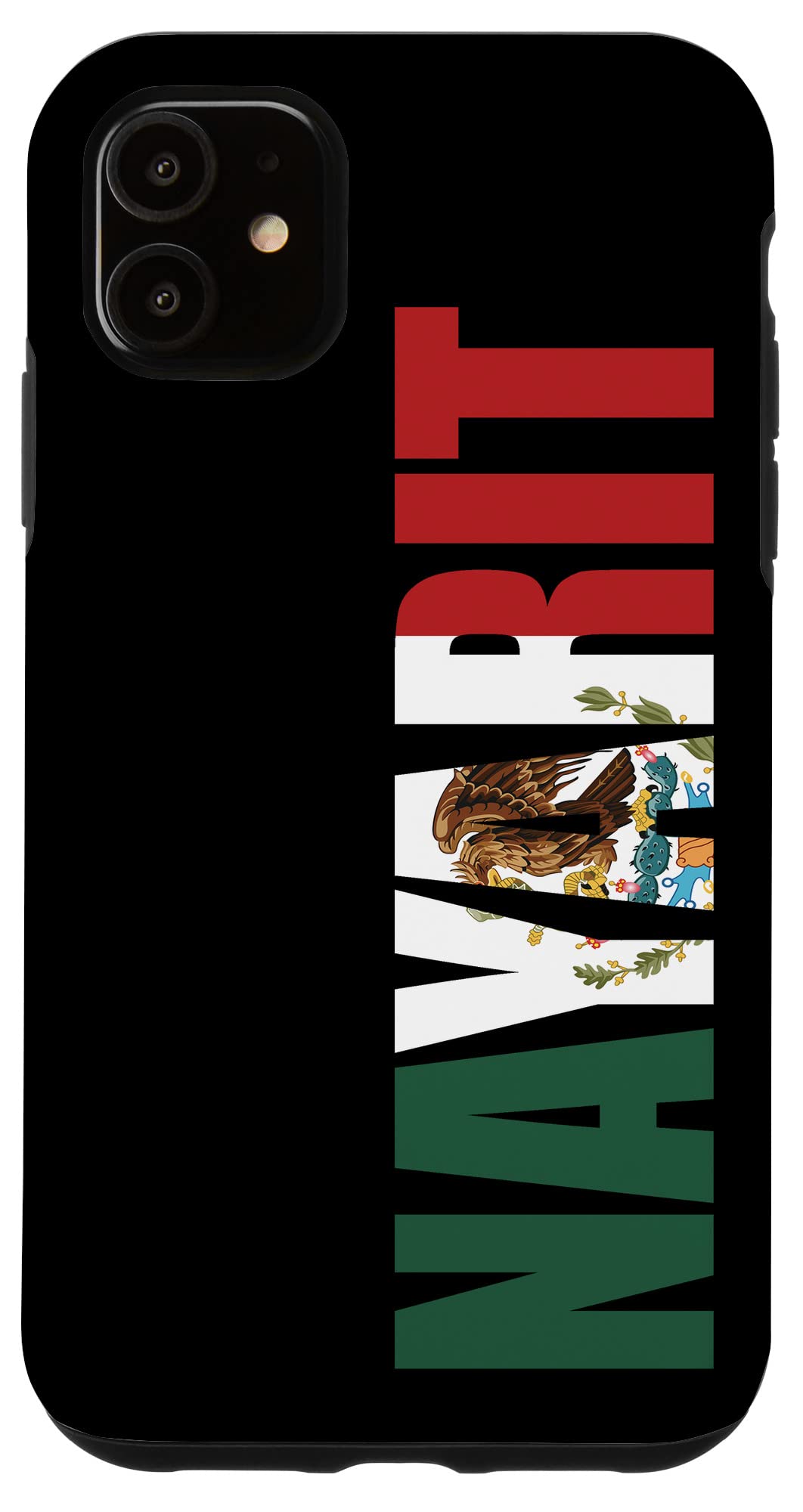 iPhone 11 Case with Nayarit Mexico Mexican Flag Design - Durable Protective Cover for Travel & State Pride (Compatible with iPhone 11) - Perfect for Vacation, Cultural Events & Everyday Use