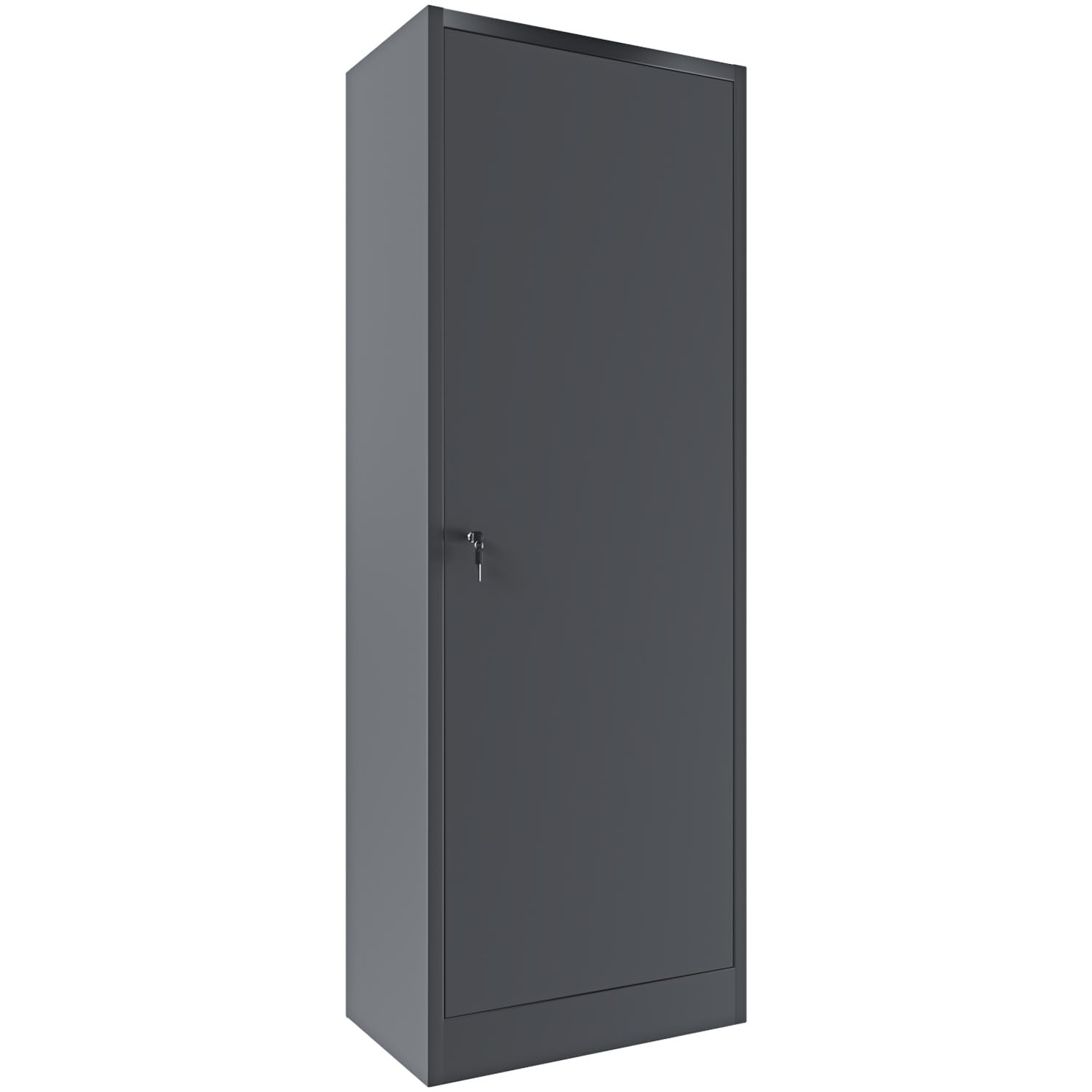 10-Gun Safe Cabinet with Lock & Treasure Drawer - Heavy Duty Steel Security Storage for Rifles & Shotguns (148x53.5x32cm, Dark Grey) - Perfect for Home Defense, Hunting Gear Organization & Firearm Safety Compliance