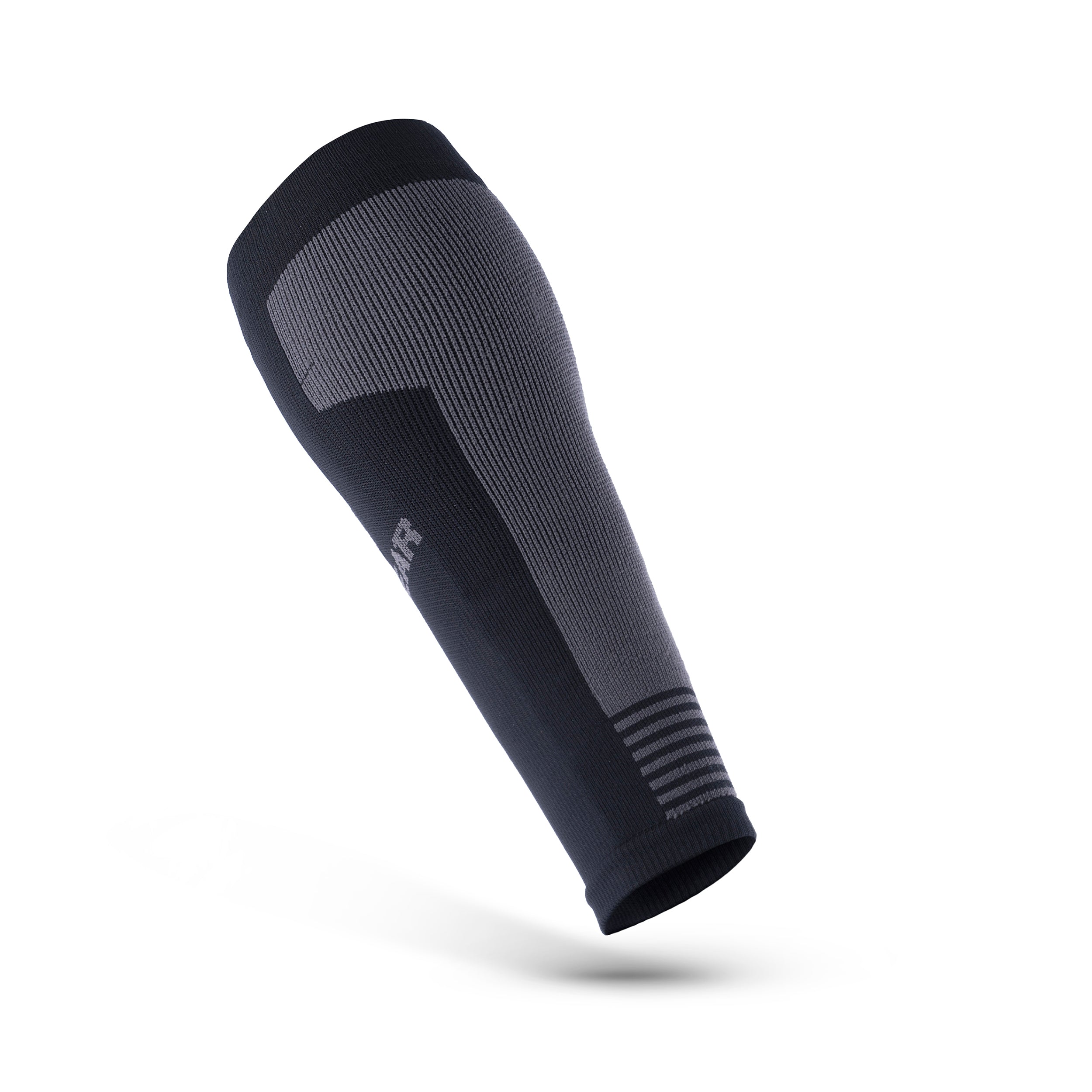 Best Compression Calf Sleeves for Running & Recovery - Black/Gray - Improve Circulation & Reduce Muscle Fatigue - Perfect for Athletes, Runners & Post-Workout Recovery