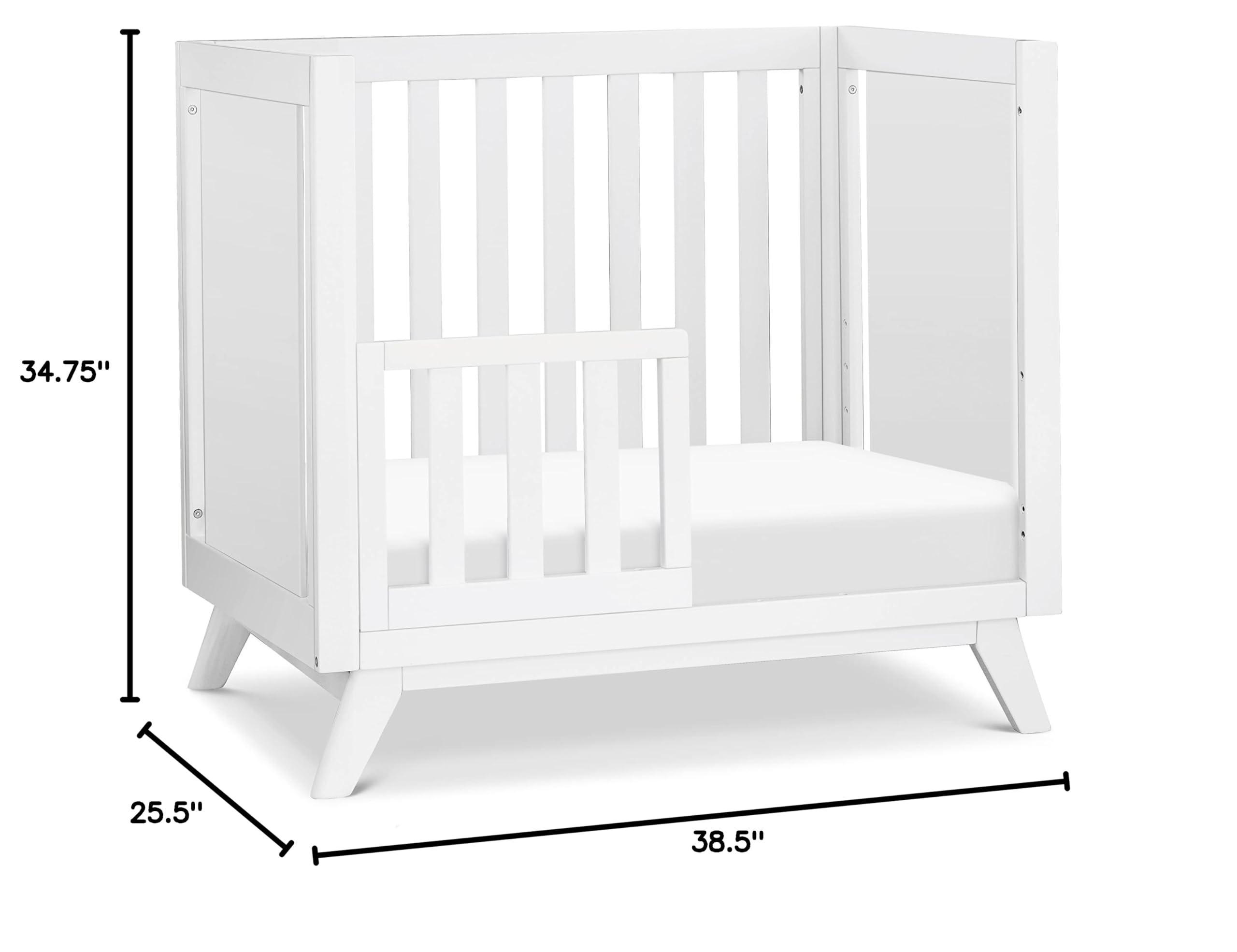 DaVinci Otto 3-in-1 Convertible Mini Crib with 4