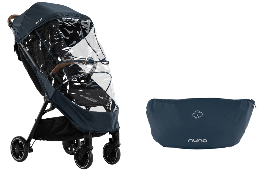 Nuna TRVL Stroller Rain Cover - Waterproof Protection for Baby Strollers - Perfect for Rainy Days, Outdoor Walks, and Travel