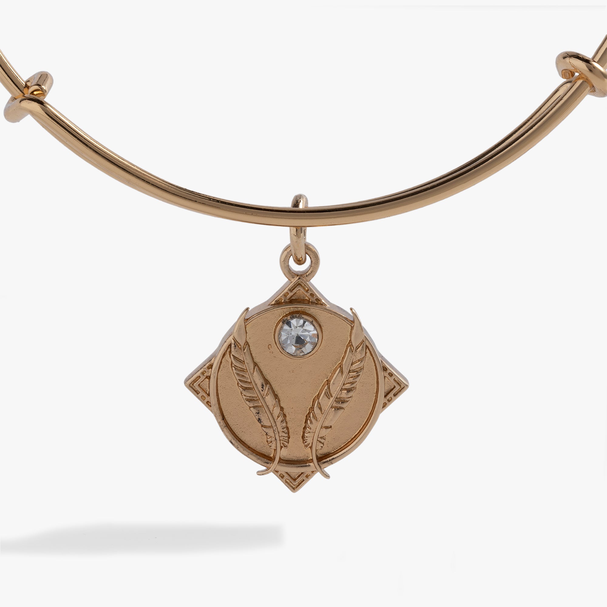 Godspeed Feather 'My Path Is Blessed' Bangle - Elegant Inspirational Jewelry for Women, Perfect for Gifts, Daily Wear & Special Occasions