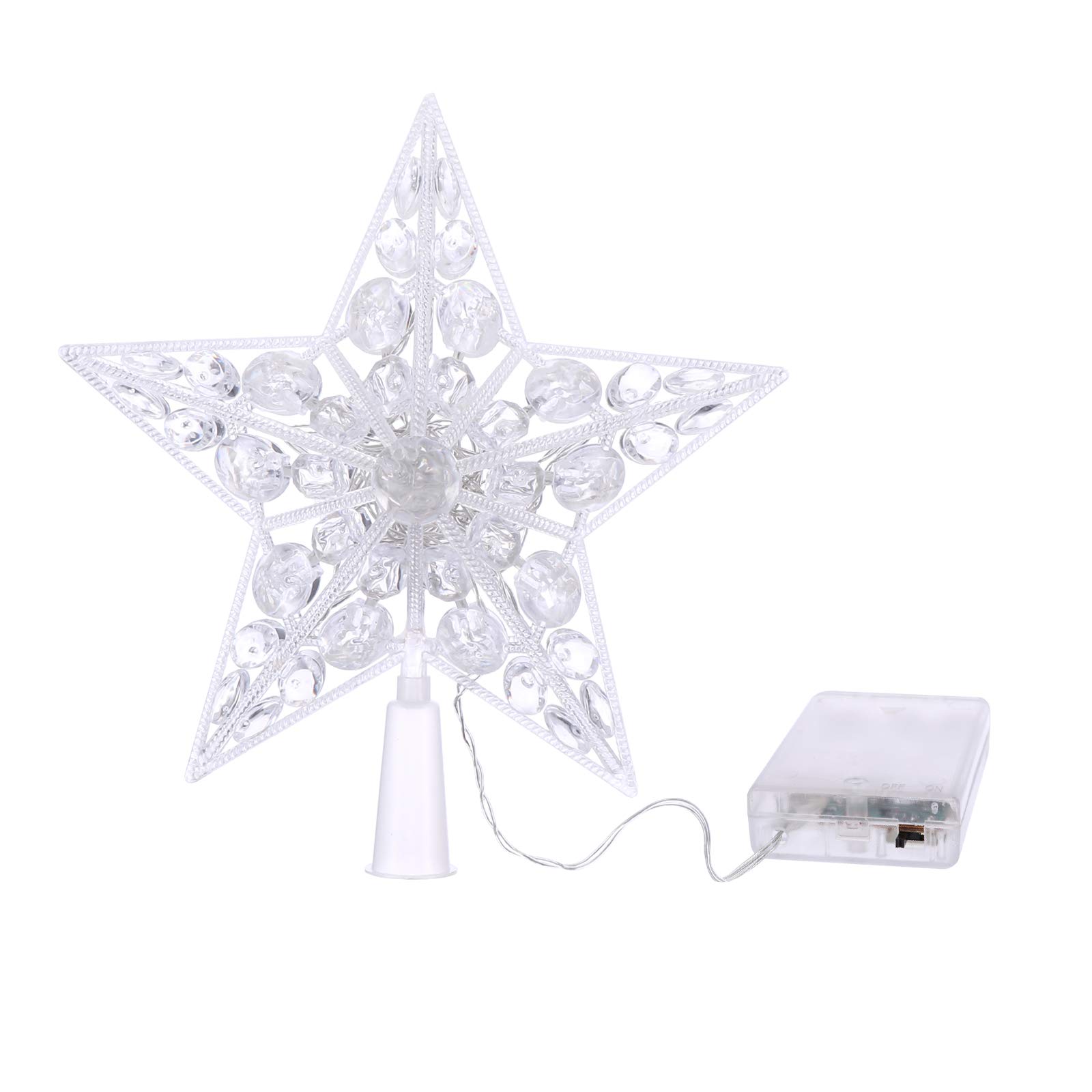 POPETPOP 1pc LED Christmas Tree Lights with 8 Lighting Modes - Waterproof Fairy String Lights for Indoor/Outdoor Holiday Decorations, Home, Party, Garden, Xmas Tree Decor (Warm White) - Perfect for Christmas, Weddings, Bedrooms and Festive Events