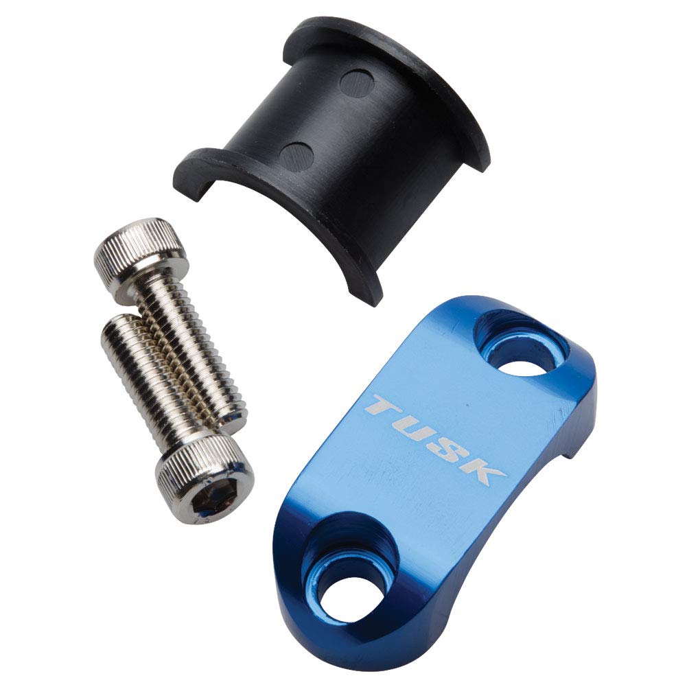 Tusk Billet Rotating Bar Clamp - Blue - Compatible with Husqvarna FX 350 (2017-2019, 2022) - Durable Motorcycle Handlebar Mount for Off-Road & Motocross Riding