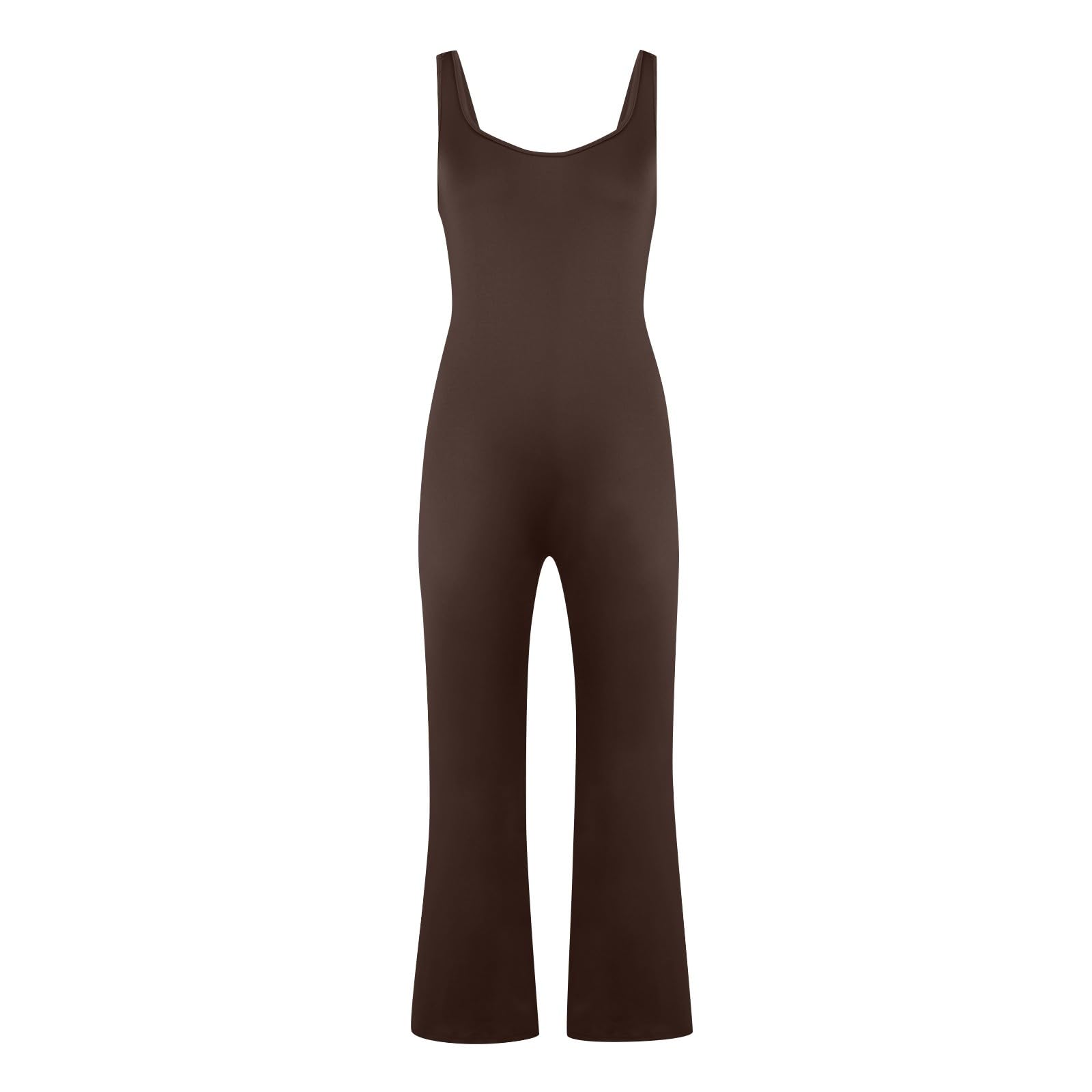 Women's 2-Piece Workout Sets - Sexy Backless Sports Jumpsuit for Gym & Yoga