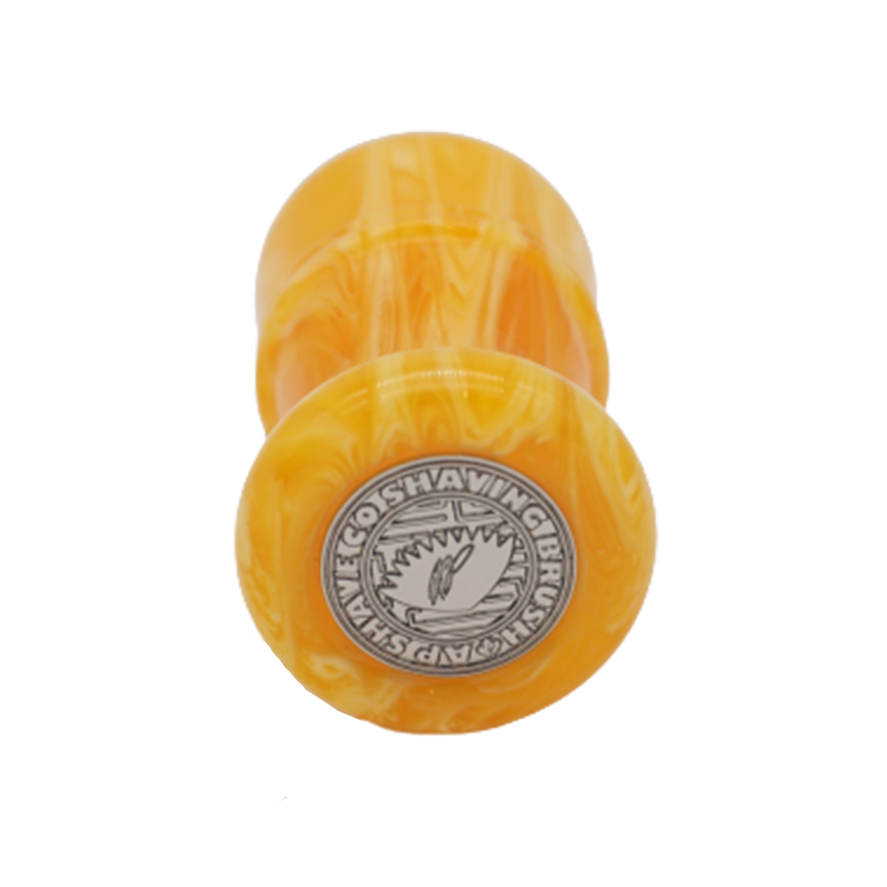 Premium Amber Handcrafted Shaving Brush Handle for Wet Shaving - Fits 24mm & 26mm Knots - Perfect for Traditional Barber Shaving & Luxury Grooming Gifts