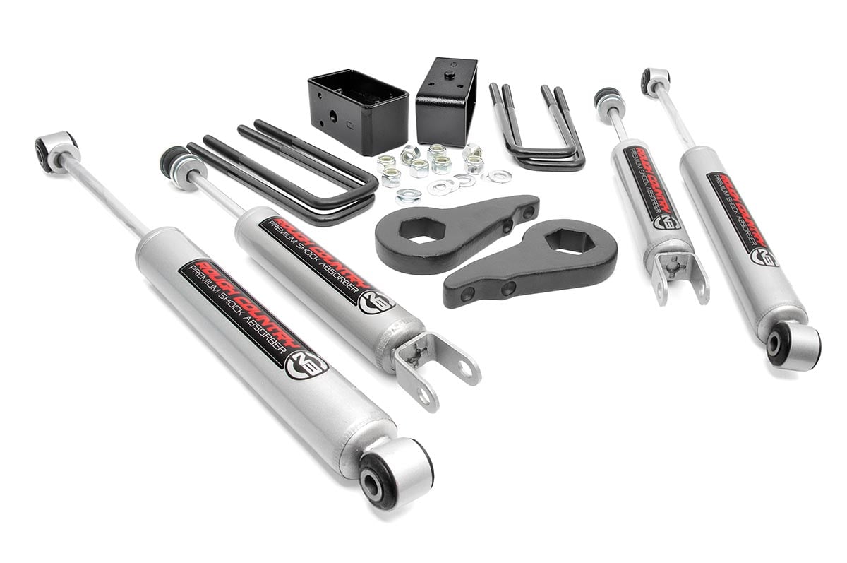 1.5-2 Inch Lift Kit with N3 Shocks for Chevy/GMC 1500 (1999-2006 & Classic) - Heavy Duty Suspension Upgrade | Off-Roading, Truck Customization & Improved Ground Clearance
