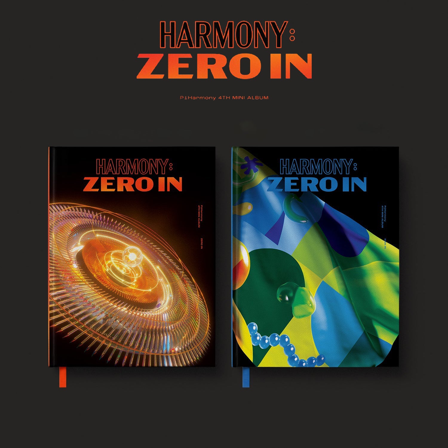 P1HARMONY 4th Mini Album 'HARMONY : ZERO IN' - K-Pop Music CD with Photobook & Poster - Perfect for K-Pop Fans and Collectors | Great for Gifts, Room Decor, and Fan Meetings