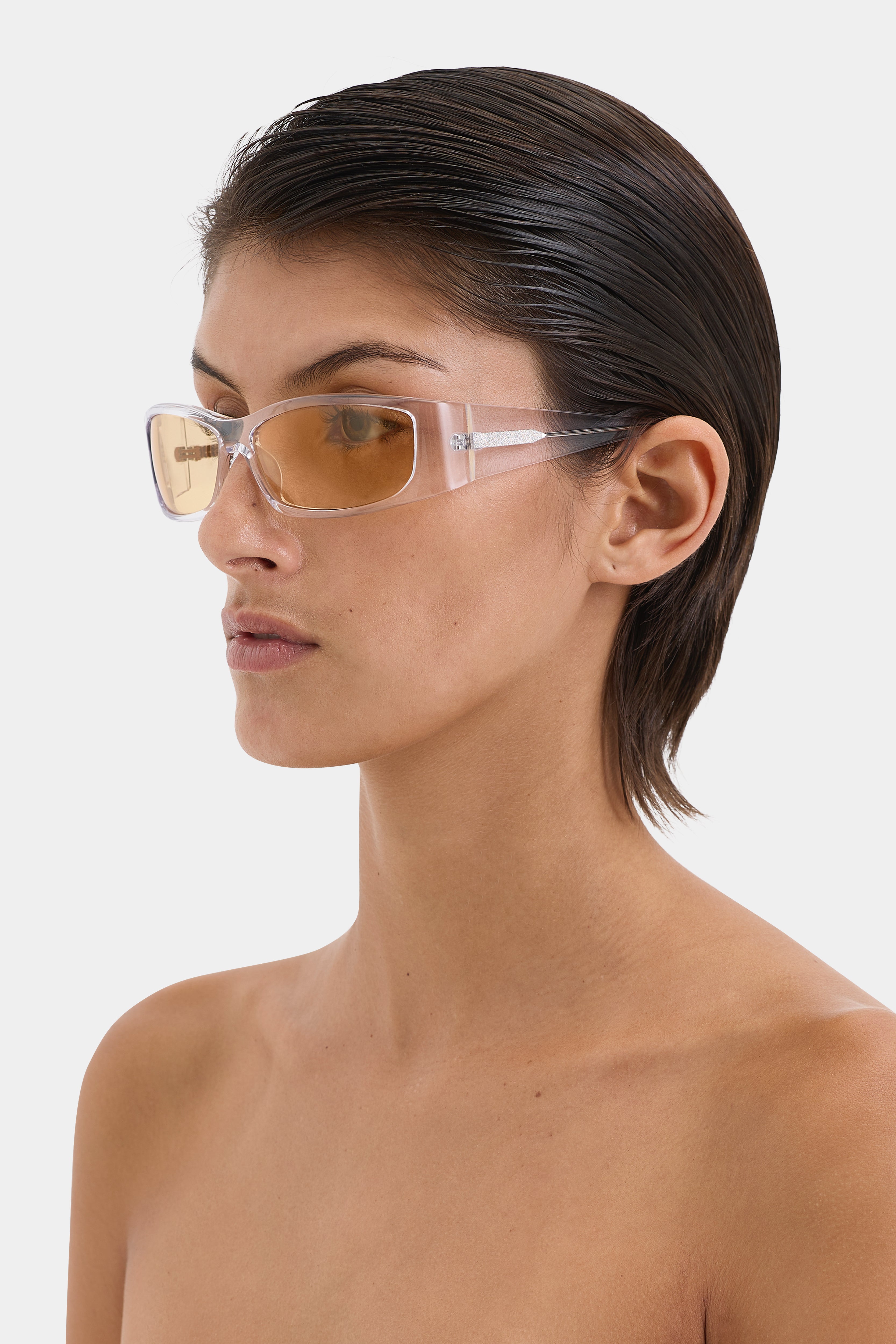 Speed Sunglasses Citron Translucent - Lightweight UV Protection for Running, Cycling & Outdoor Sports