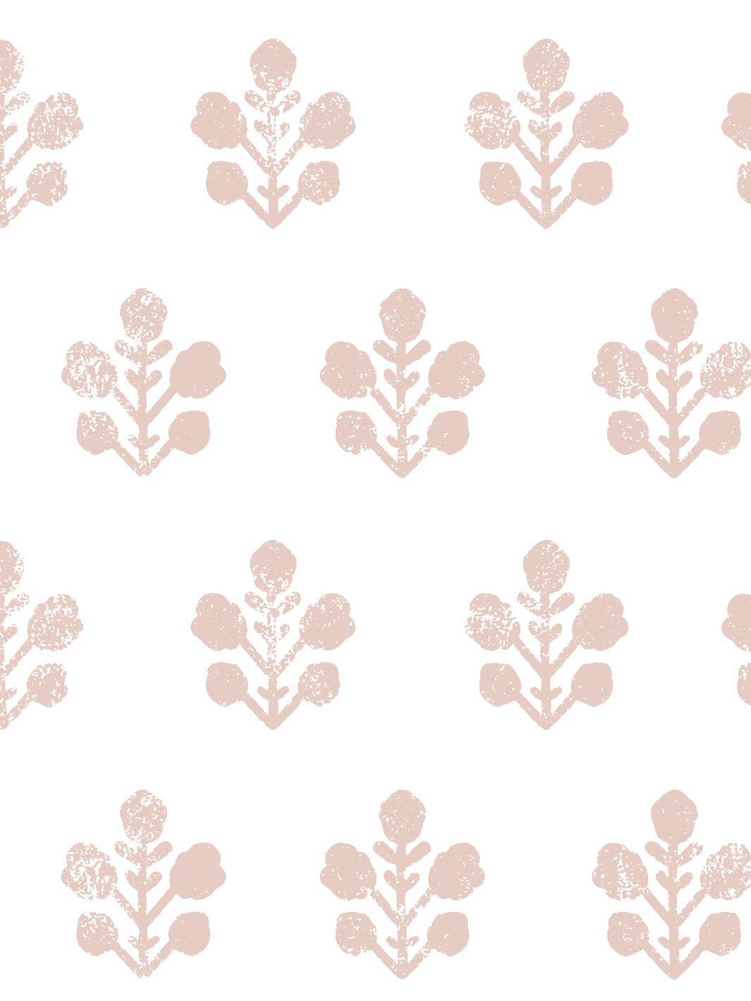 Sugar Paper Rose Ensley Large White Ground Wallpaper - Perfect for Living Room, Bedroom & Home Decor