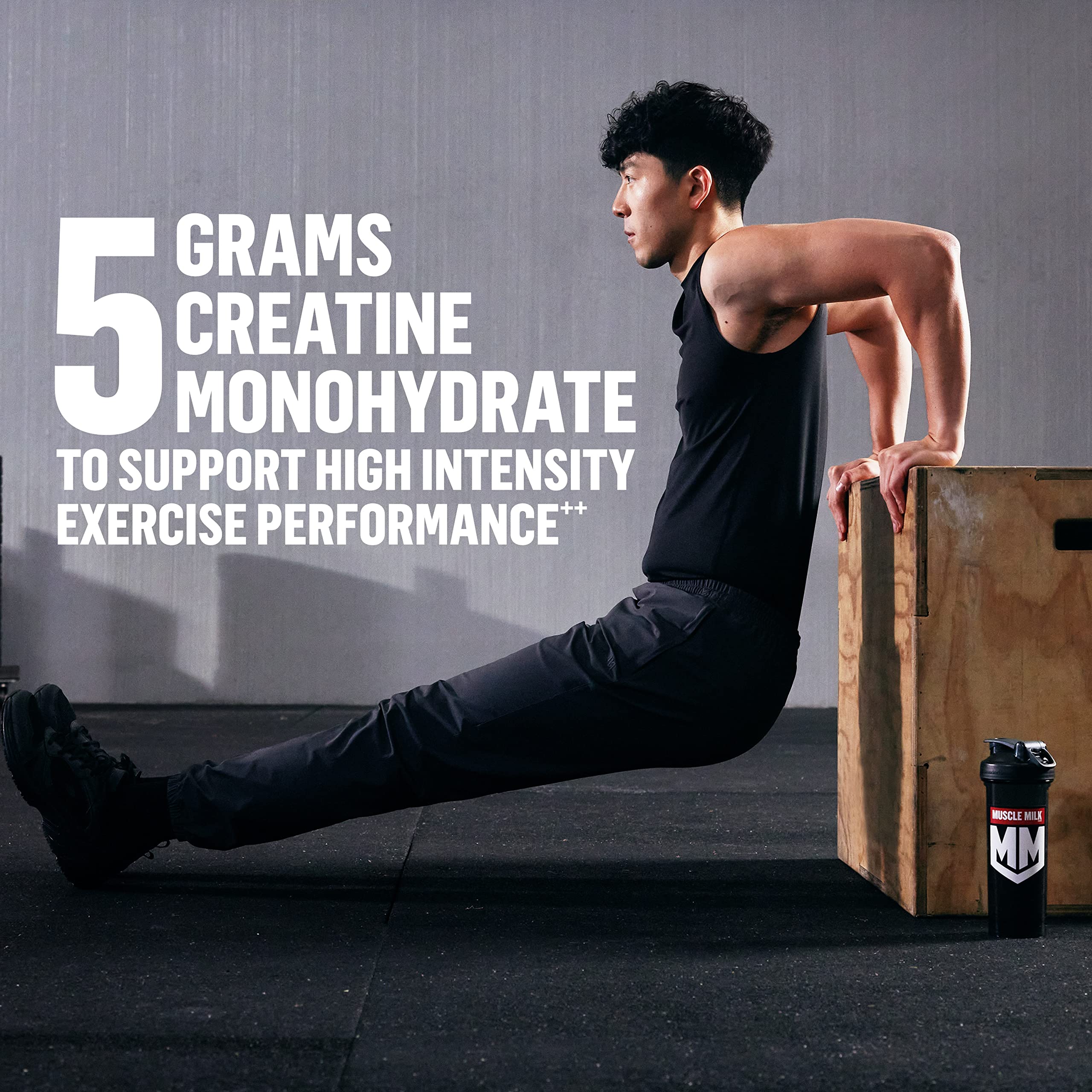 Muscle Milk Pro Series Creatine Powder - Unflavored 1.1lb (100 Servings) | 5g Pure Creatine Monohydrate per Serving | NSF Certified for Sport | Ideal for Post-Workout Recovery & Muscle Growth | Packaging May Vary