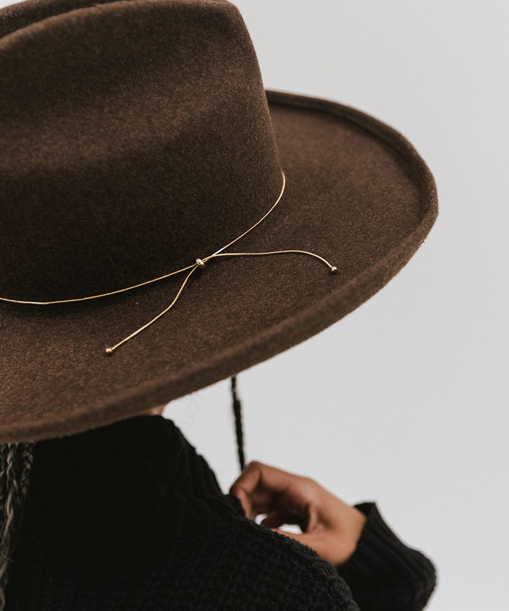 Western Bolo Hat Band with Silver Chain - Stylish Cowboy Hat Accessory for Rodeo, Country Music Festivals & Outdoor Events