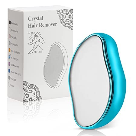 Painless Hair Removal Tool for Men & Women - Hair Eraser Exfoliator for Smooth Skin on Arms, Legs, Back & Chest | At-Home Hair Removal Solution for Silky Soft Skin | Perfect for Pre-Shave Prep & Post-Wax Care