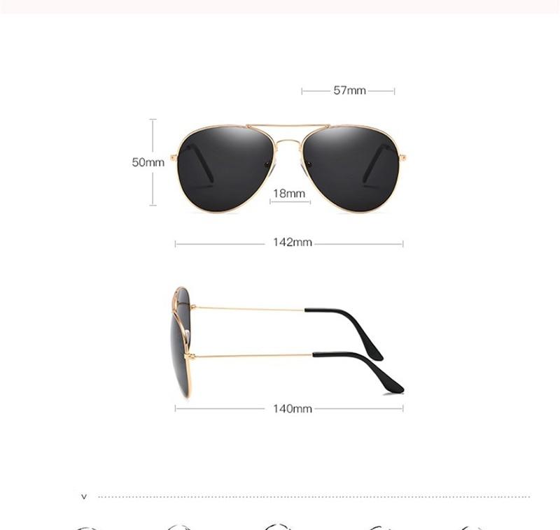 Polarized Aviator Sunglasses for Men & Women - UV Protection, Stylish Mirror Lens - Perfect for Driving, Beach & Outdoor Activities