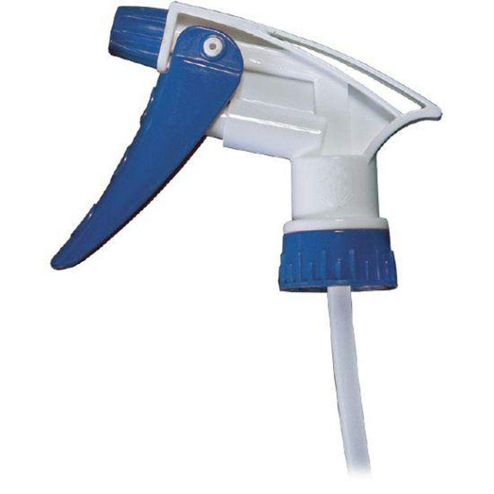 Speedway Trigger Sprayer for 8oz 16oz 32oz Bottles - Blue & White Bulk Pack (200 Count) - Perfect for Cleaning Supplies, Gardening, and DIY Projects