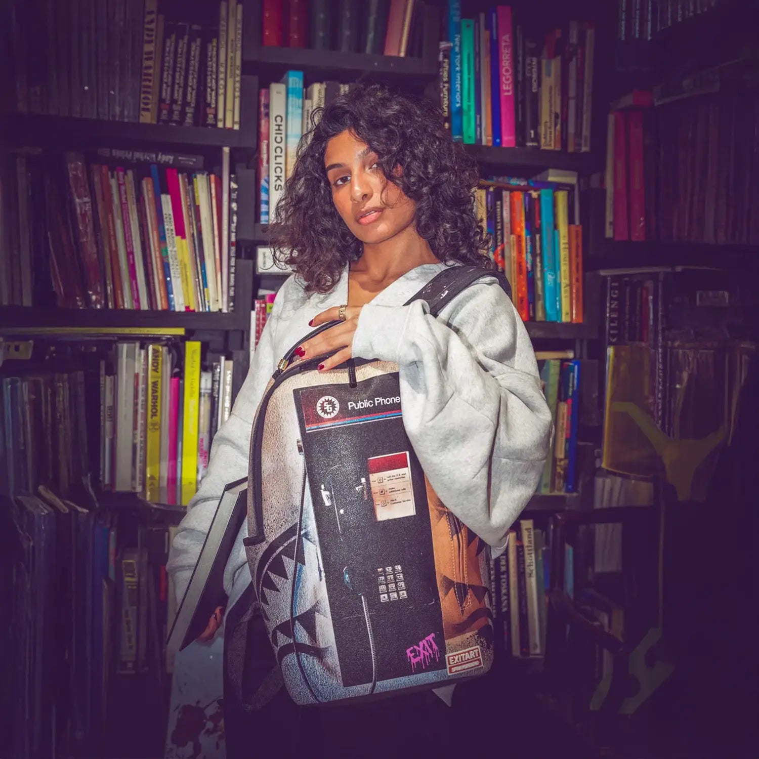 Exit Pay Phone Backpack - Durable Anti-Theft Travel Backpack with RFID Protection for Commuters, Students & Digital Nomads - Perfect for Airports, Urban Travel & Daily Work