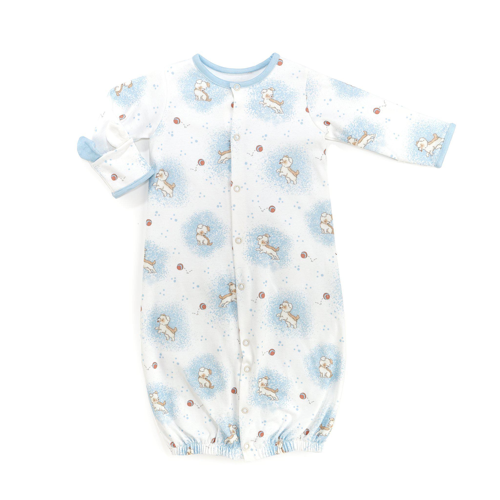 Skipit Convertible Gown & Romper - Versatile Baby Outfit for Playtime, Sleepwear and Special Occasions