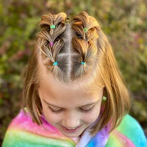AG TRADE Small Elastic Hair Bands - 1000Pcs Mini Rubber Hair Ties (2mm x 30mm) for Women, Girls & Kids - Disposable Hair Holders for Ponytails, Braids & Everyday Use