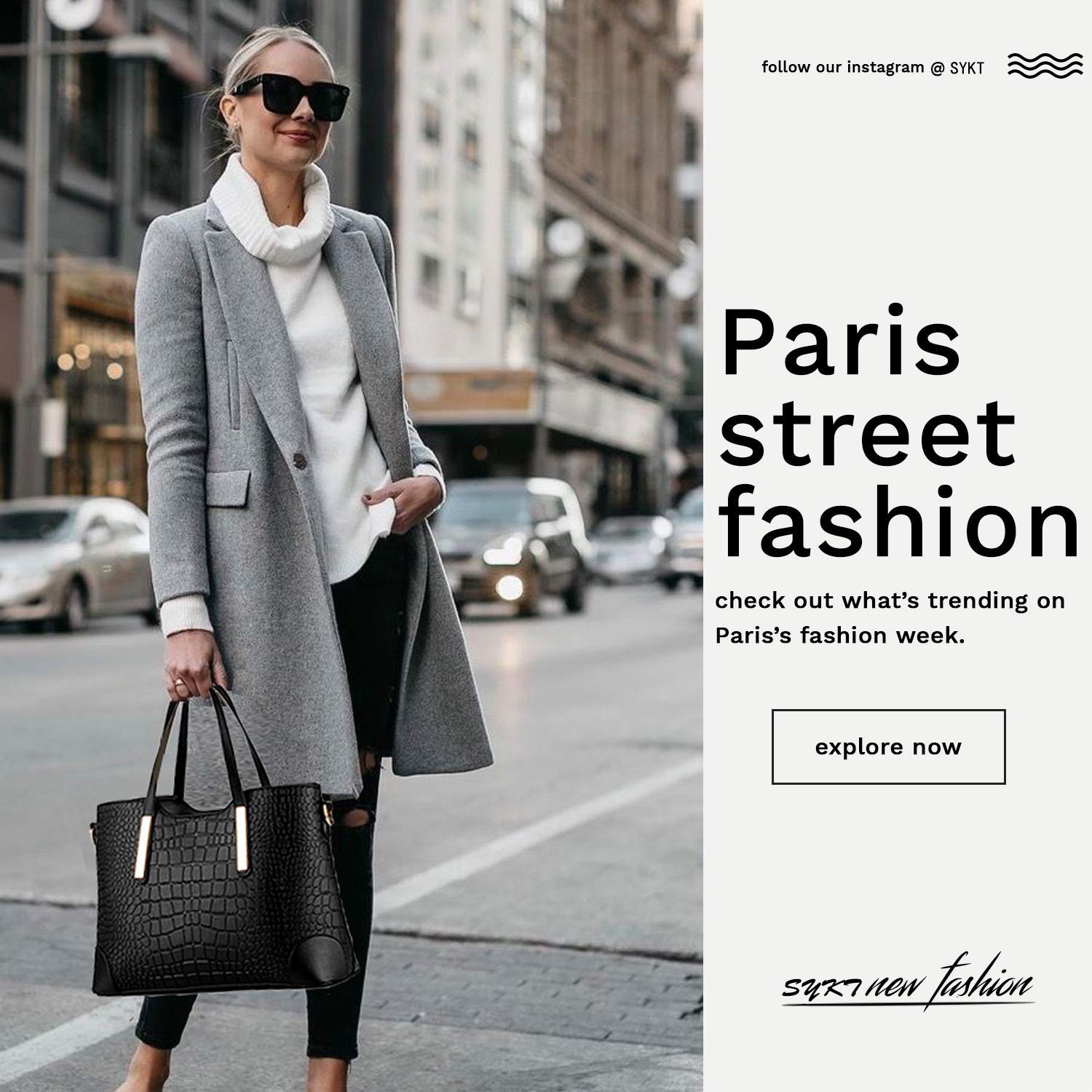 Stylish SYKT Women's Purses & Handbags - Fashionable Satchel, Shoulder Tote Bags & Wallets for Work, Travel & Everyday Use