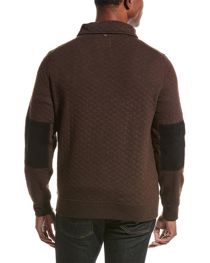 Billy Reid Men's Diamond Quilt Shawl Collar Jacket - Stylish Winter Coat for Business Casual & Outdoor Activities