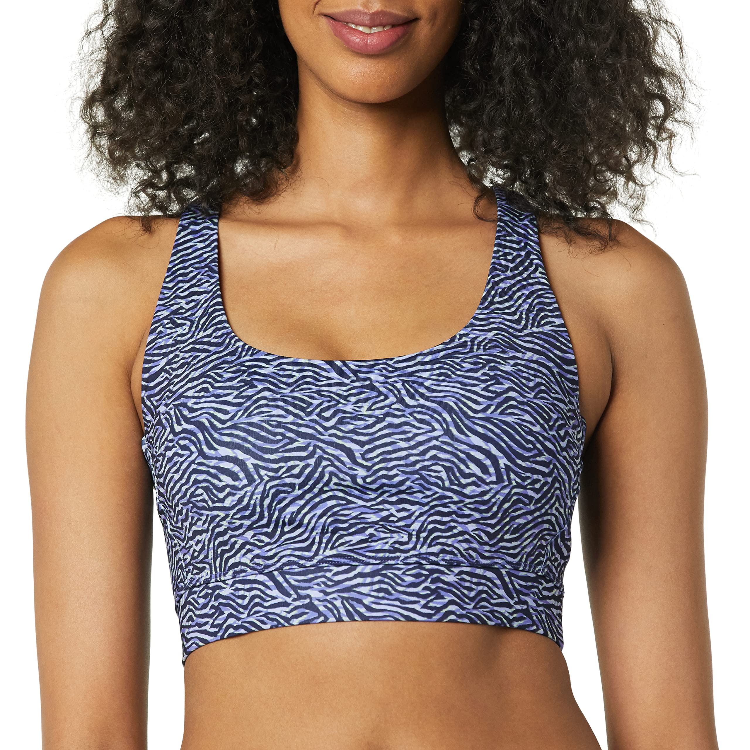 Amazon Essentials Women's Everyday Fitness Sports Bra - Comfortable Strappy Yoga & Workout Top for Running, Gym, and Active Lifestyle