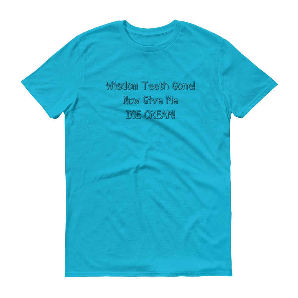 Funny Wisdom Teeth Surgery T-Shirt - Ice Cream Get Well Soon Recovery Tee for Dental Patients | Perfect Post-Op Gift & Comfort Wear