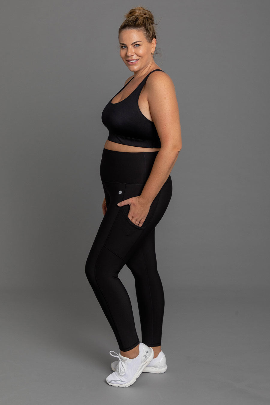 Thermal Pocket Leggings for Women - Black Winter Warm Fleece Lined Tights - Perfect for Yoga, Running, and Cold Weather Activities