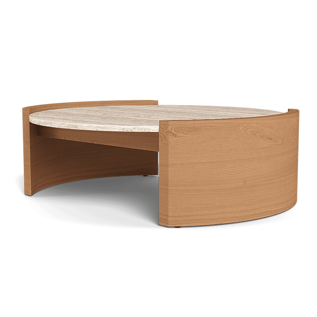 **Catalina Outdoor Round Coffee Table - Weather-Resistant Patio Furniture for Garden, Poolside & Backyard Relaxation**