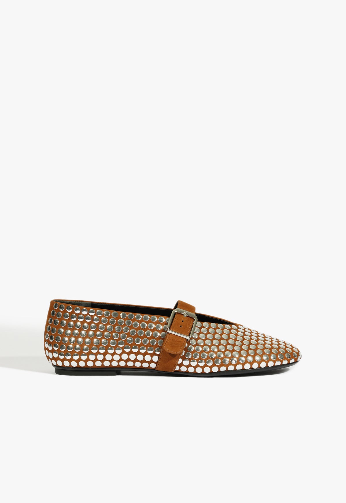 Eiza Studs Ballet Flats - Women's Comfortable Pointed Toe Shoes for Work & Casual Wear | Perfect for Office, Parties & Everyday Outfits