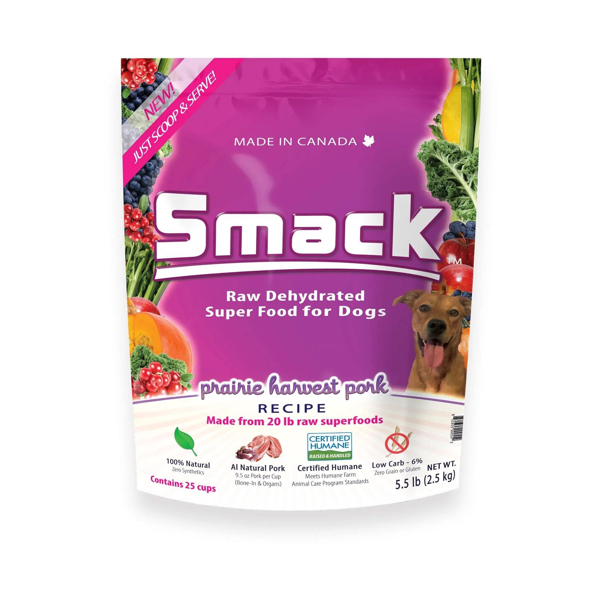SMACK Prairie Harvest Pork - Premium All-Natural Pork for Grilling, Roasting & Slow Cooking | Farm-Raised, No Antibiotics or Hormones | Perfect for BBQs, Family Dinners & Meal Prep