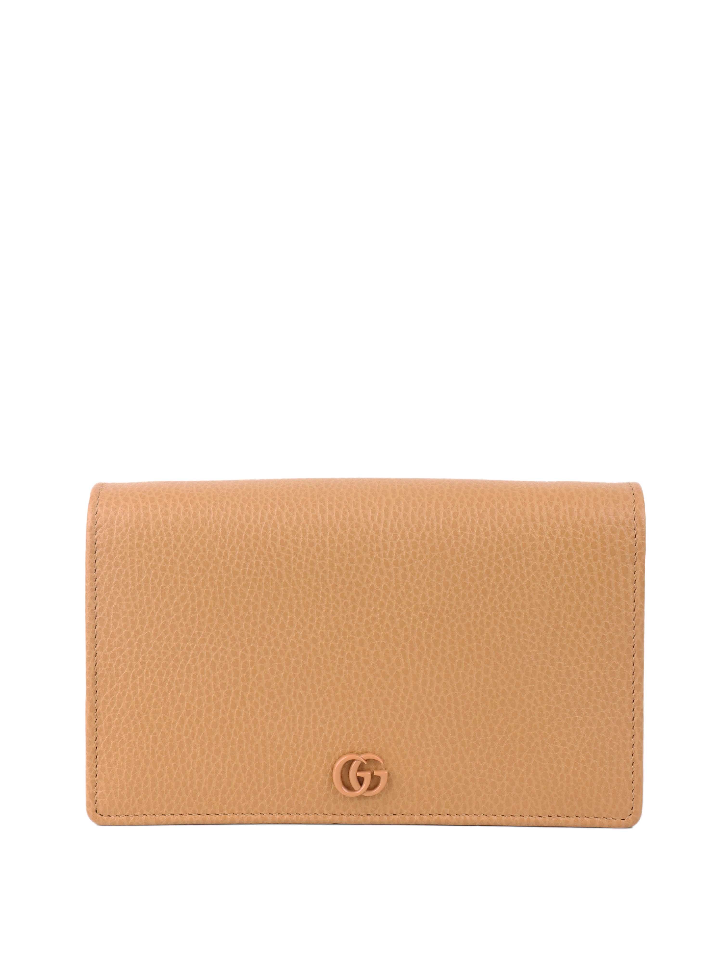Gucci Beige GG Monogram Wallet on Chain - Luxury Crossbody Bag for Women, Perfect for Evening Events & Daily Use