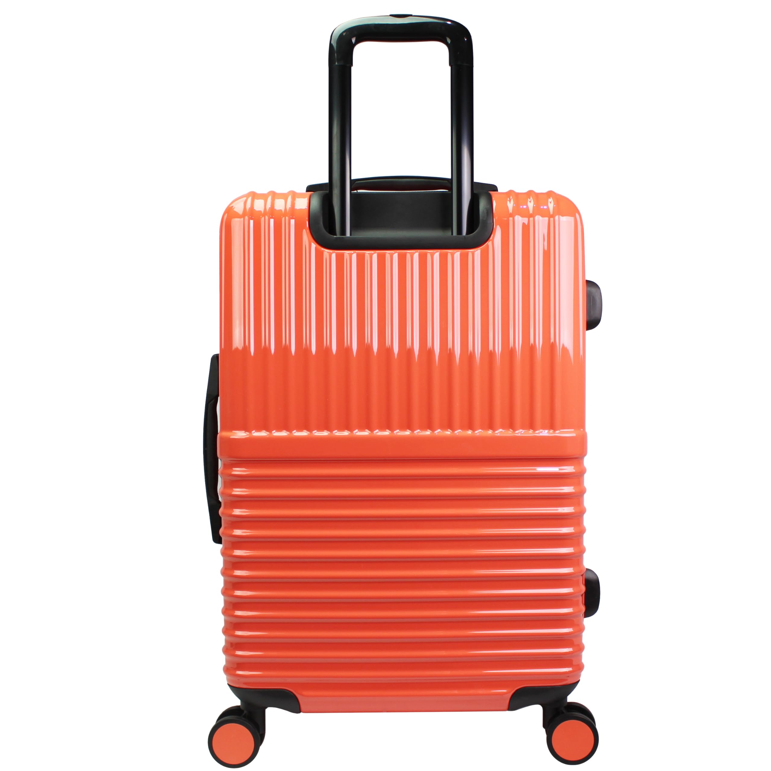 Dejuno 28-inch Lightweight Polycarbonate Expandable Hardside Spinner Luggage with TSA Lock - Coral | Durable Travel Suitcase for International Flights & Business Trips