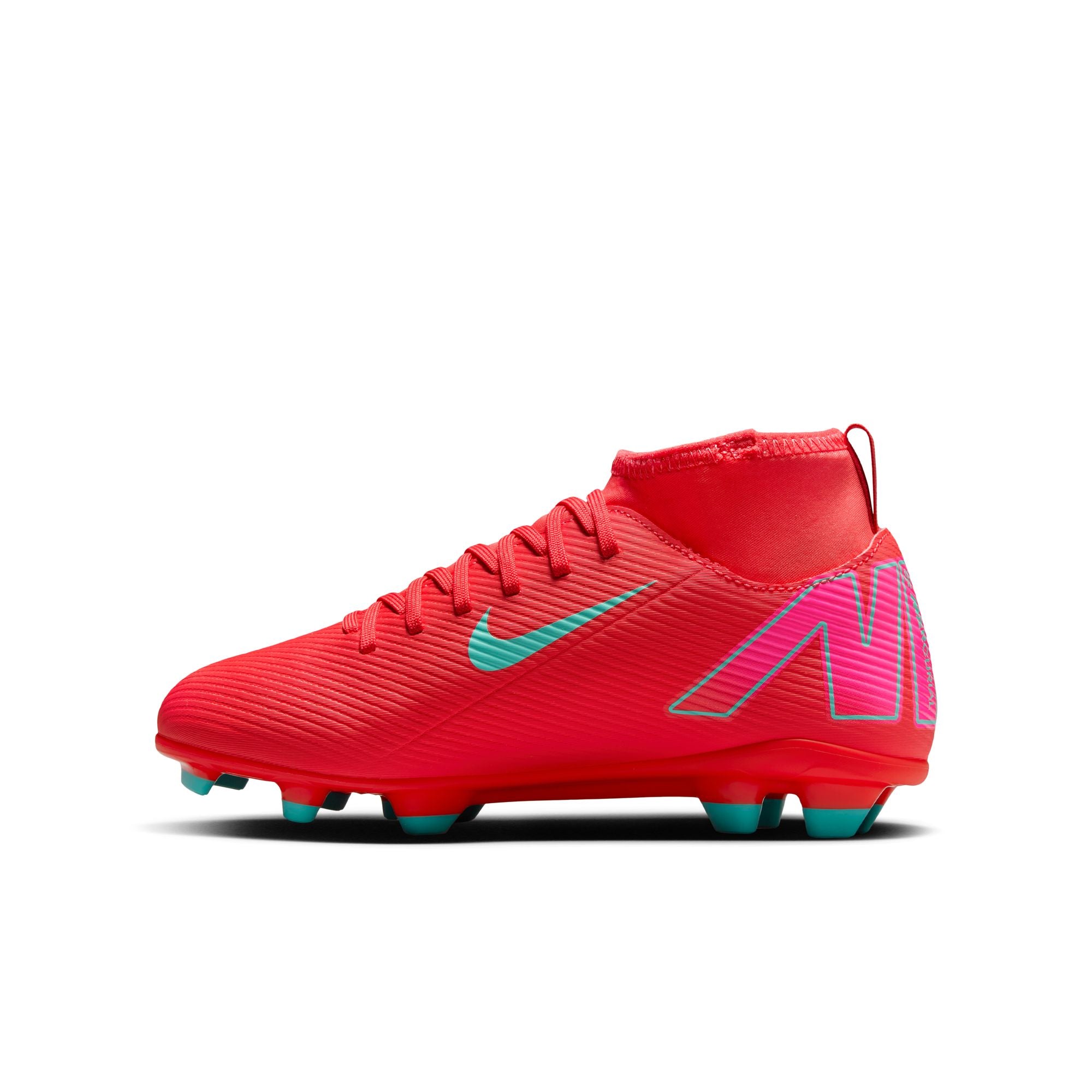 Nike Youth Jr Superfly 10 Club High Top Soccer Cleats for Boys & Girls - Lightweight Football Shoes with Enhanced Traction for Turf & Grass Fields - Perfect for Youth Soccer Matches, Training & Outdoor Play