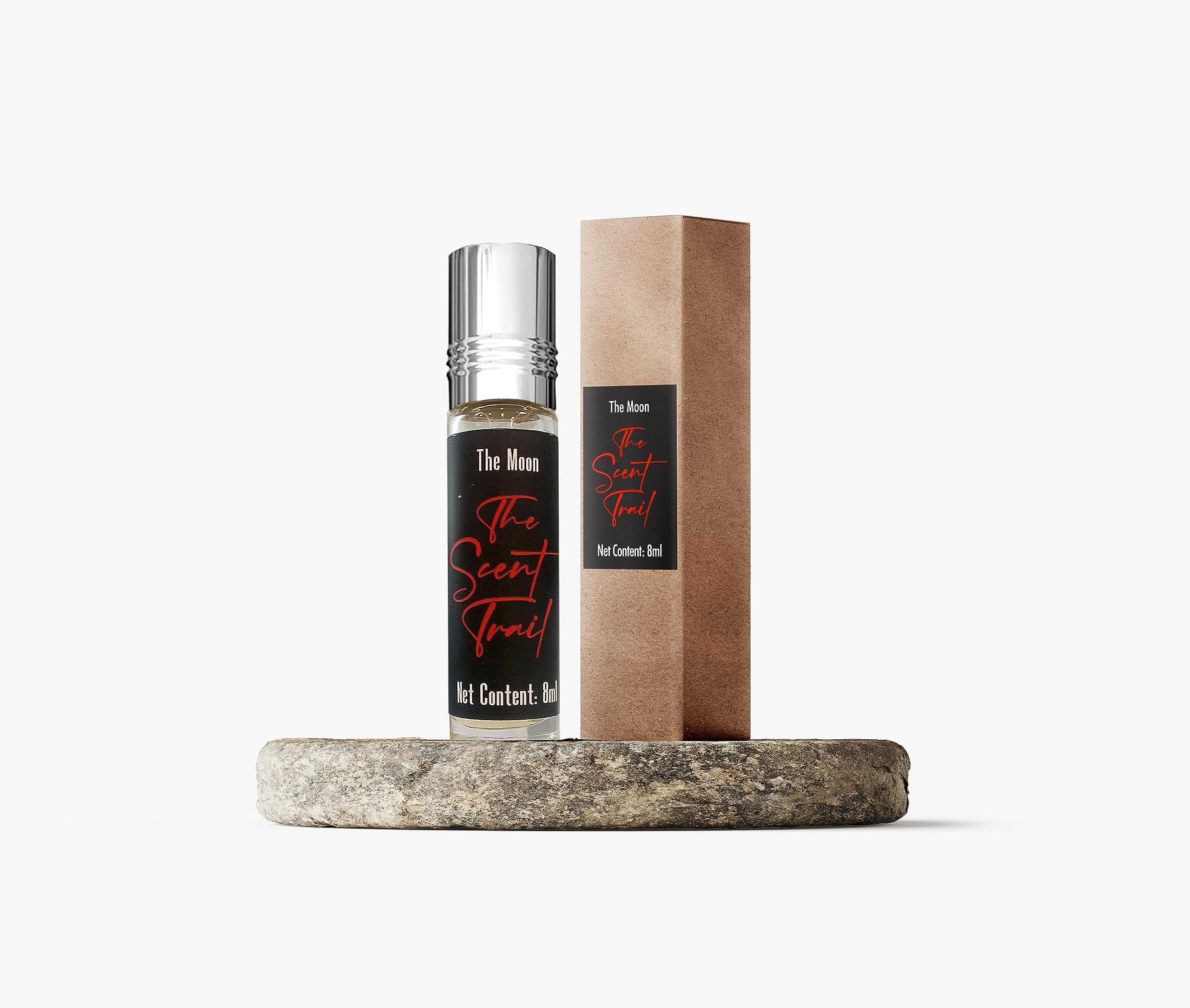 The Scent Trail Moon Perfume Oil - Long Lasting Fragrance for Women, Natural Essential Oil Blend, Romantic Evening & Date Night Perfume, Perfect Gift for Her