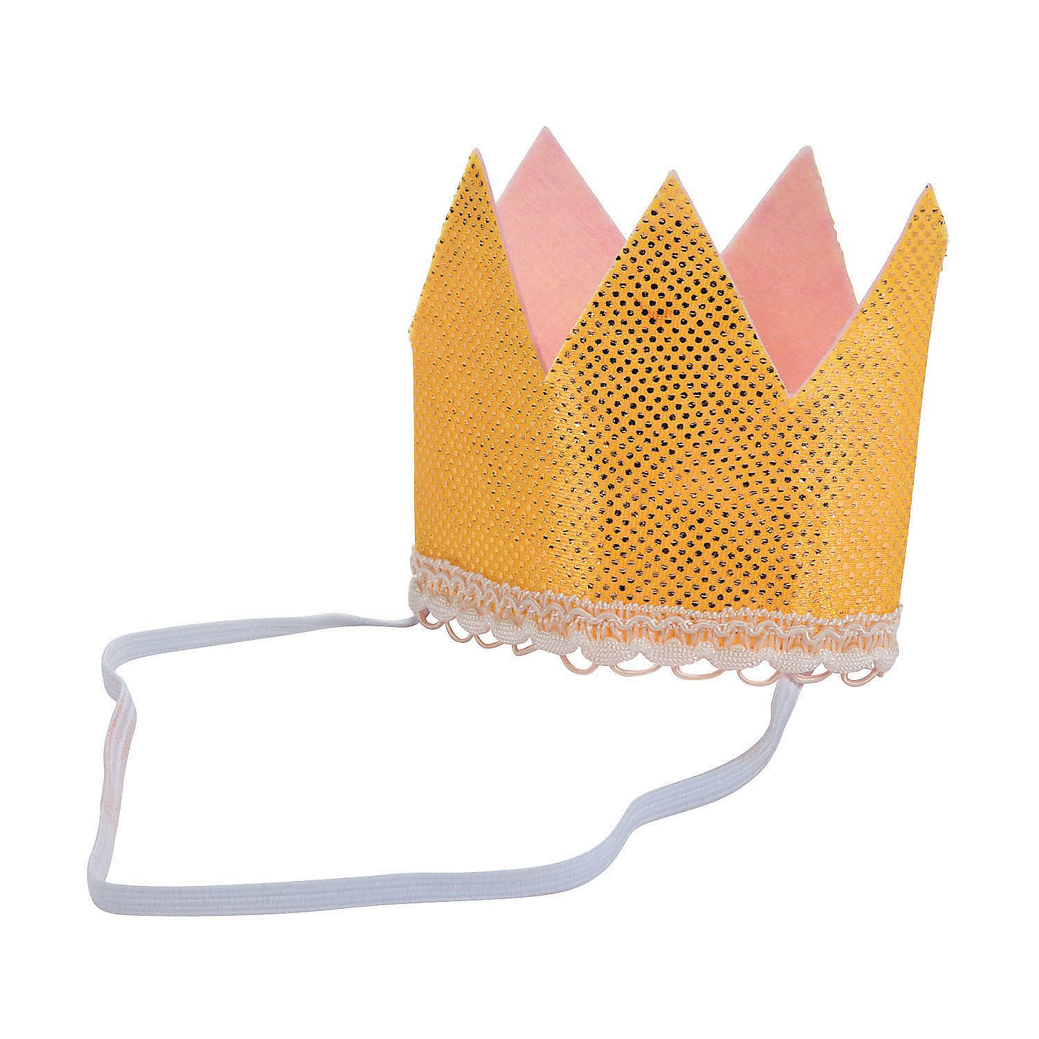 1st Birthday Girl Glitter Crown - Sparkling Princess Tiara for 1 Year Old Birthday Party - Baby Girl's First Birthday Accessory - Perfect for Birthday Photos, Cake Smash & Special Celebrations