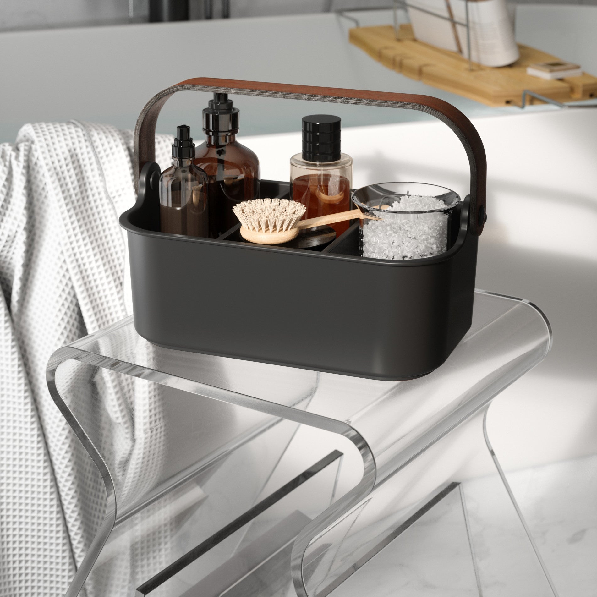 Bellwood Storage Bin - Foldable Fabric Storage Baskets with Handles for Home Organization, Closet, Nursery, Laundry & Office Use