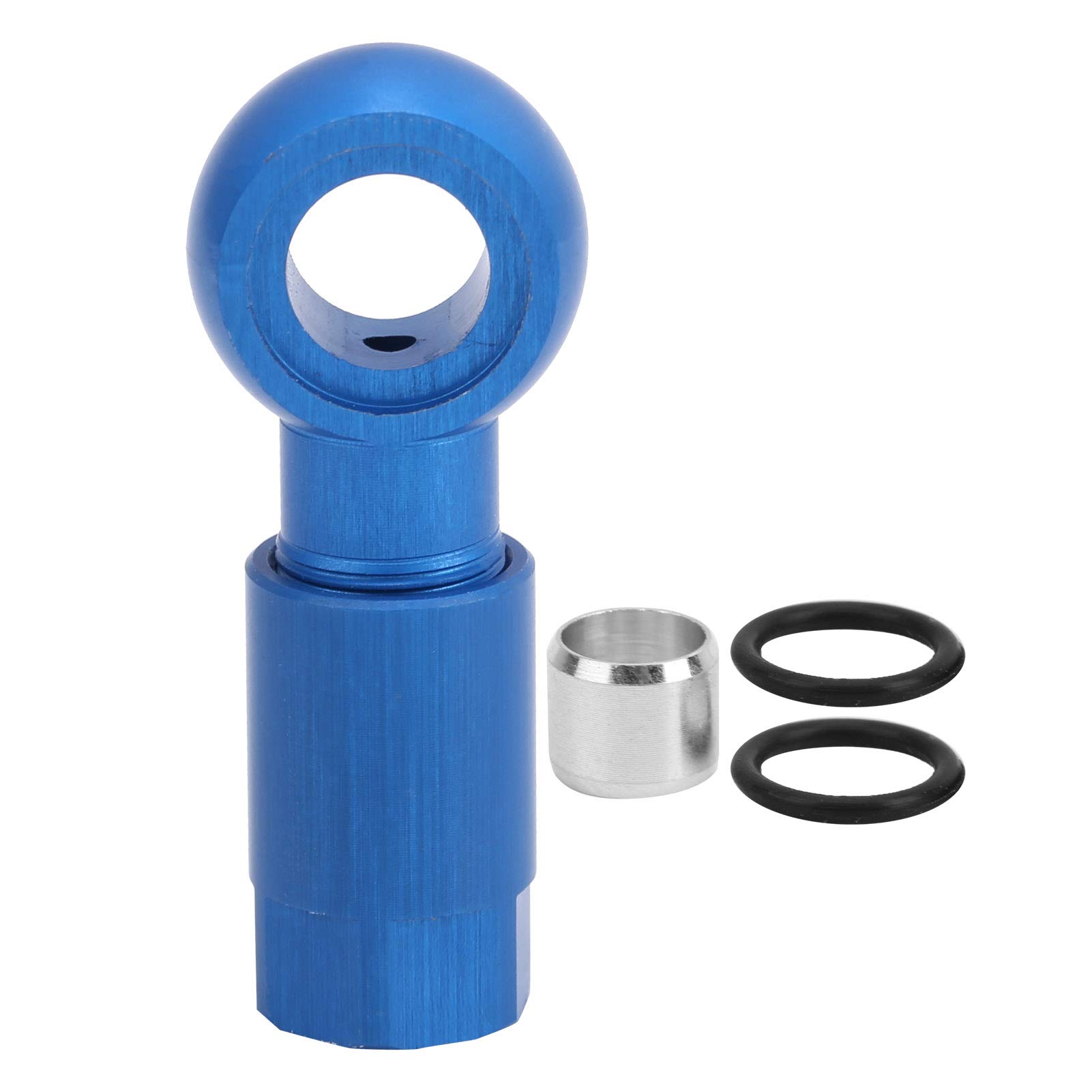 VGEBY Bike Brake Tubing Assembly - Bicycle Olive Head Connector & Oil Cycling Accessories (Blue) | Durable Bicycle Brake Parts & Spare Supplies | Perfect for Mountain Bikes, Road Bikes & Cycling Maintenance