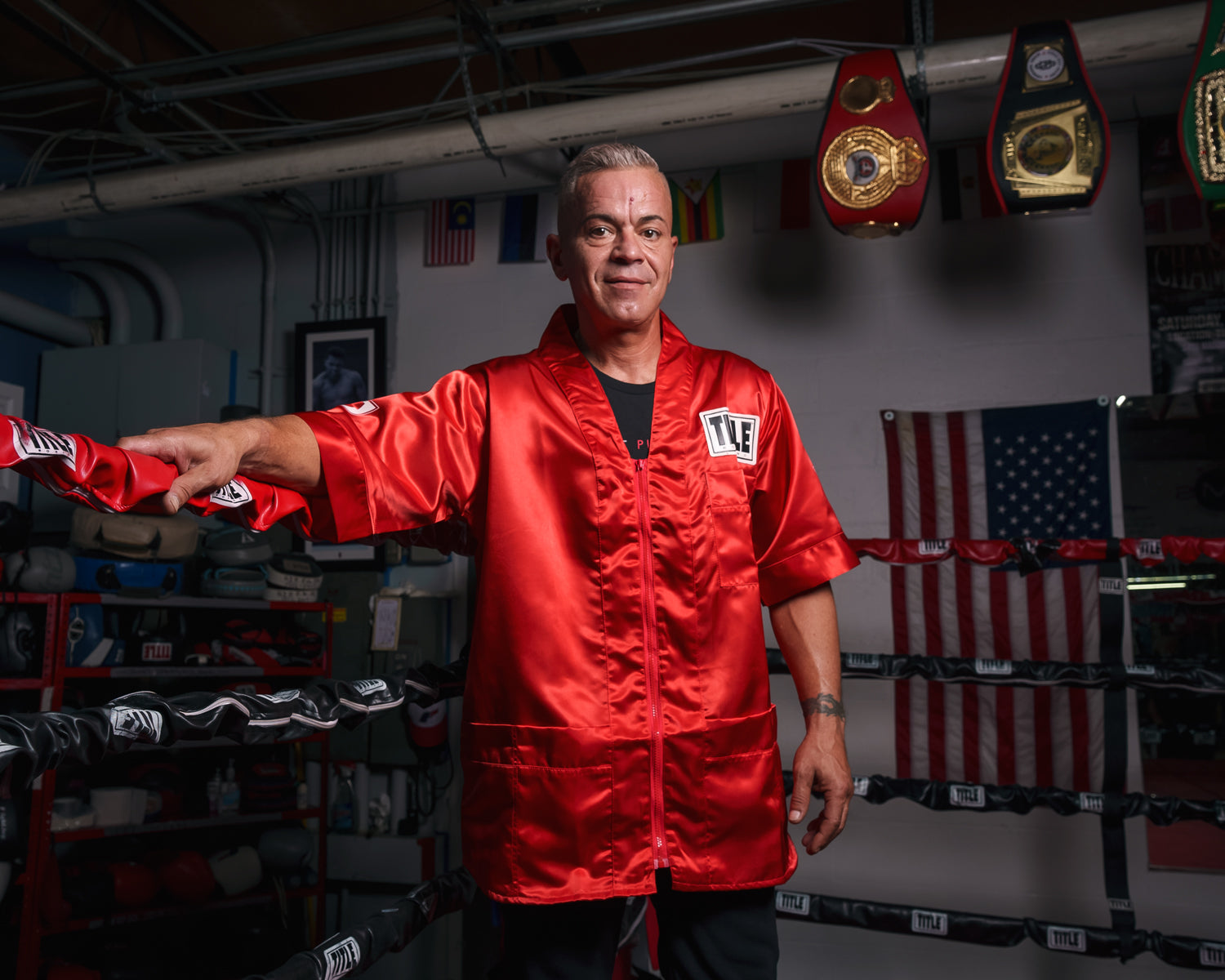 TITLE Boxing Corner Jacket - Premium Training Jacket for Boxers & MMA Fighters - Lightweight & Durable for Gym Workouts & Competition