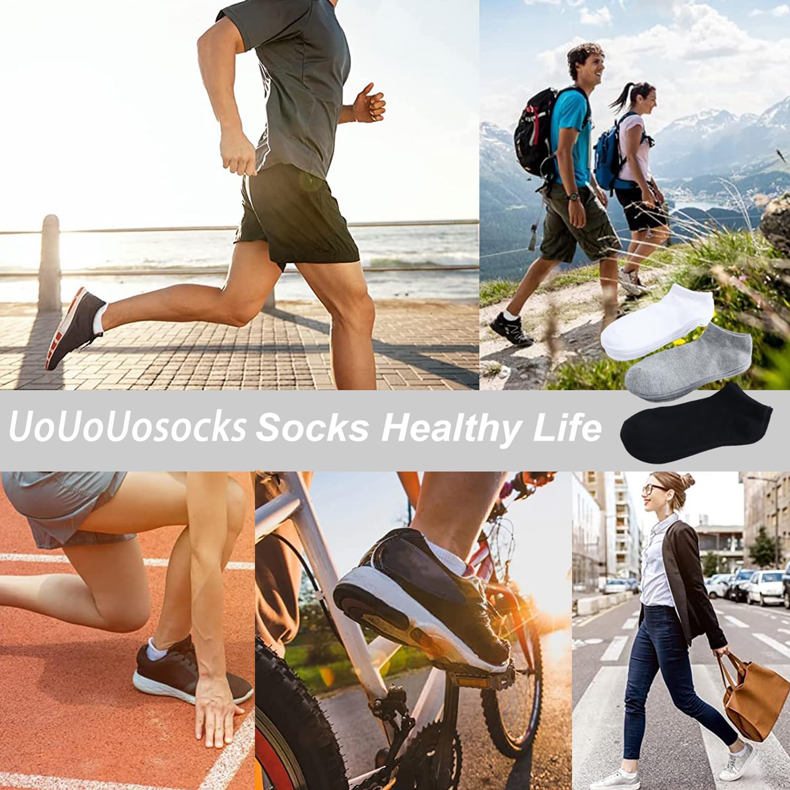 14 Pairs Low Cut Ankle Socks for Men & Women - Breathable Thin Athletic Socks for Running, Gym & Daily Wear - Comfortable No Show Socks Pack