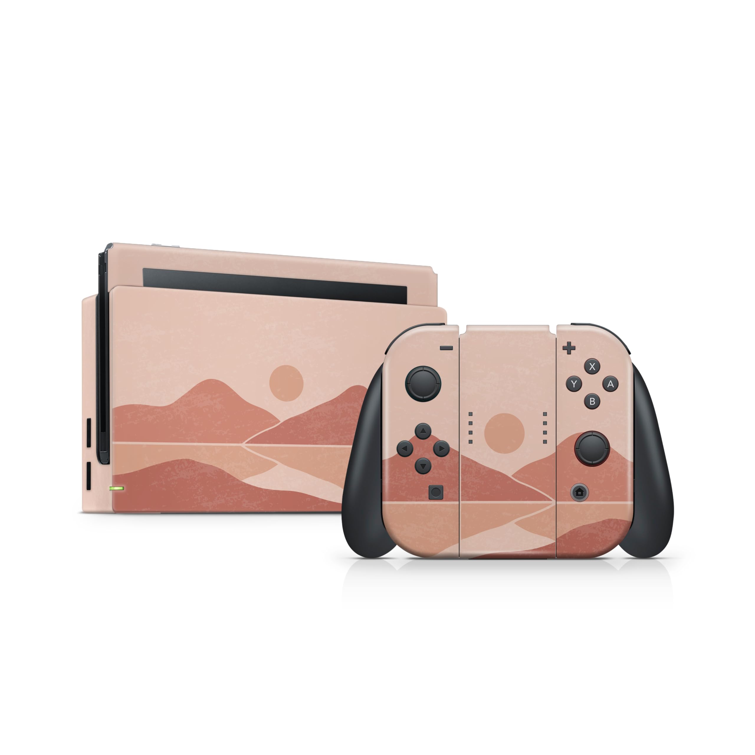Premium 3M Vinyl Full Wrap Decal for Nintendo Switch - Desert Kawaii Design Skin Cover Compatible with Joy-Con, Console & Dock | Protective Gaming Accessory for Travel, Home Entertainment & Gift Giving
