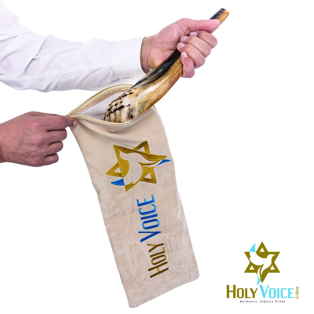 Authentic Handcrafted Kosher Ram Shofar from Israel - 22