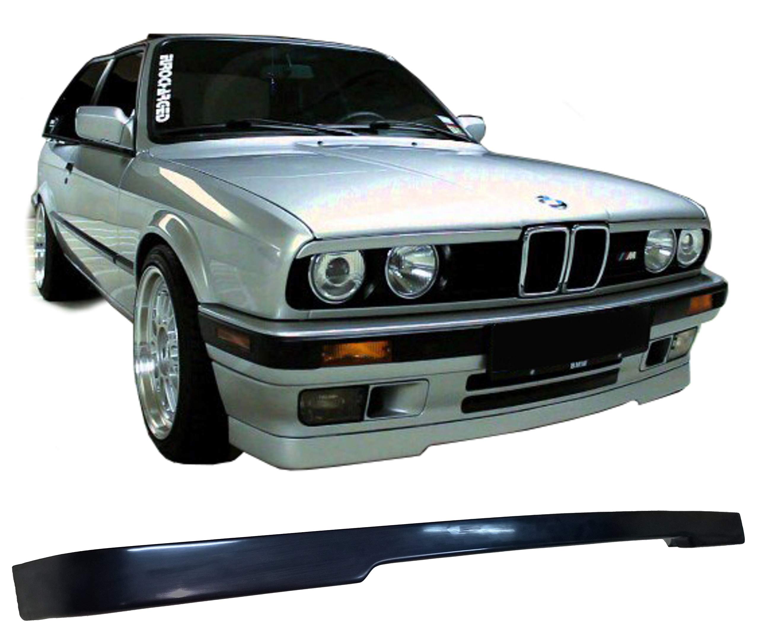 Lasscar Front Bumper Lip for BMW 3-Series E30 1984-1992 - Perfect Fit & Aggressive Style Upgrade for Street Racing & Car Shows