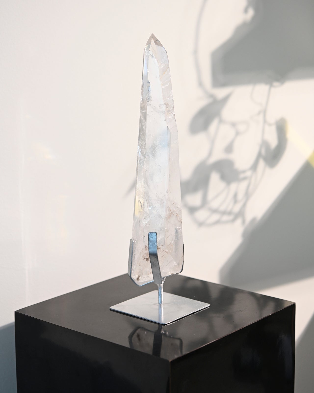14 Inch Lemurian Seed Crystal with Stand - Healing Stone for Meditation, Reiki & Energy Work - Perfect for Home Decor, Yoga Studio & Spiritual Gifts