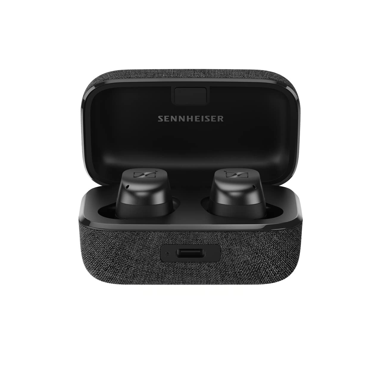 Sennheiser Momentum True Wireless 3 Bluetooth Earbuds with Adaptive Noise Cancellation, Qi Wireless Charging & 28H Battery - Premium In-Ear Headphones for Music, Calls & Travel - Compact Graphite Design